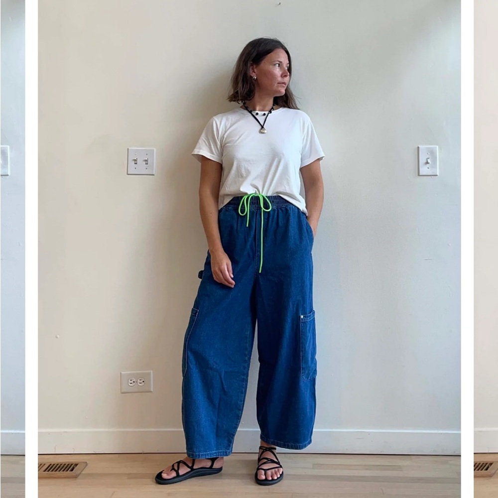 Meals Chef Pants Ranch Denim NWT